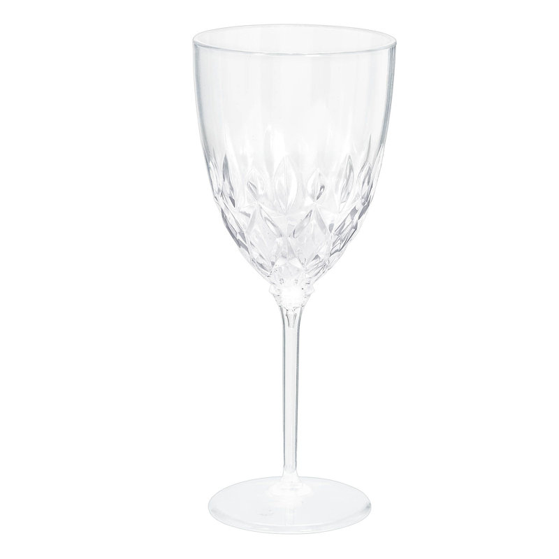 Amscan Premium 8 oz. Plastic Stemmed Wine Glass Wayfair